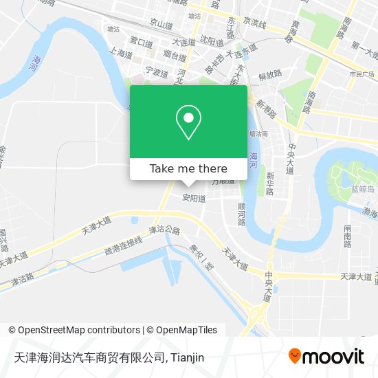 天津海润达汽车商贸有限公司 map