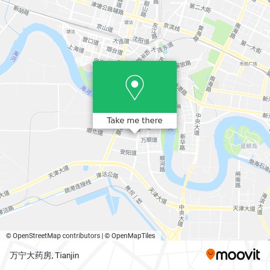万宁大药房 map