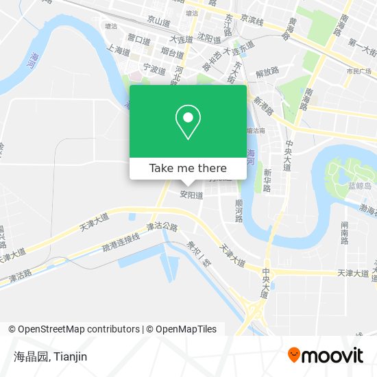 海晶园 map