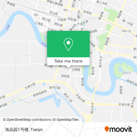 海晶园1号楼 map