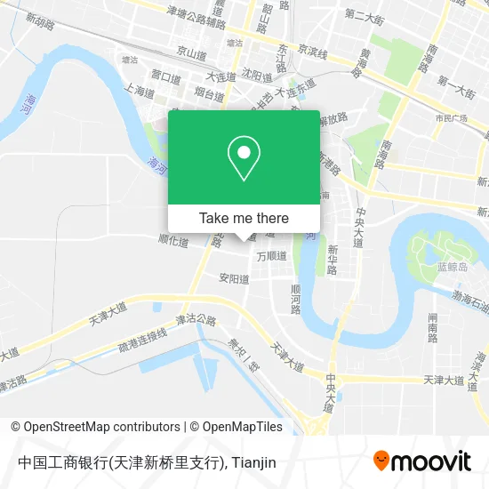 中国工商银行(天津新桥里支行) map