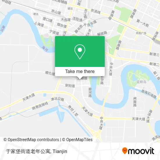 于家堡街道老年公寓 map