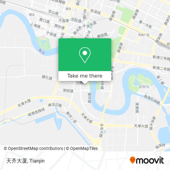 天齐大厦 map