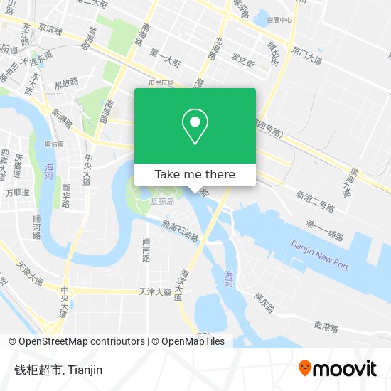 钱柜超市 map