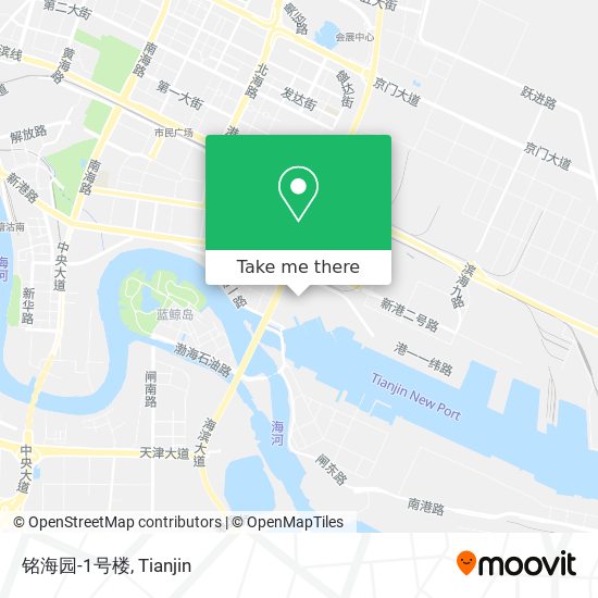 铭海园-1号楼 map