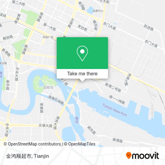 金鸿顺超市 map