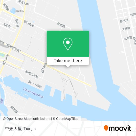 中燃大厦 map