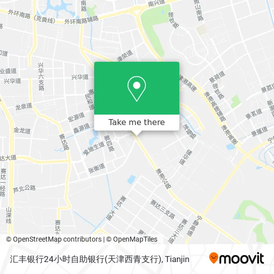 汇丰银行24小时自助银行(天津西青支行) map