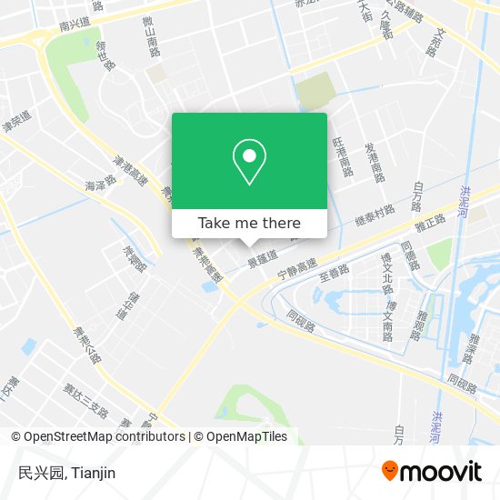 民兴园 map