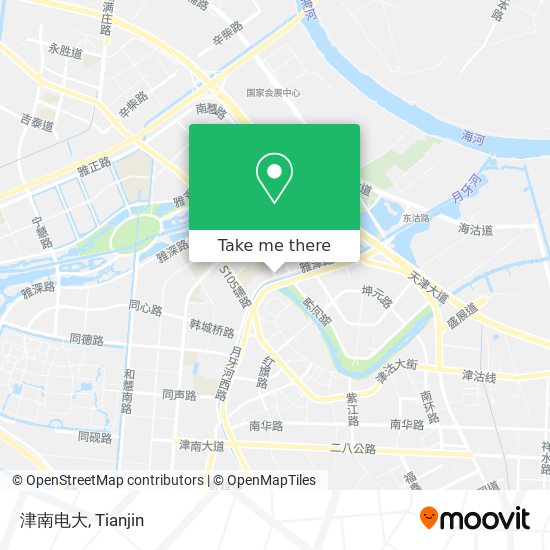 津南电大 map