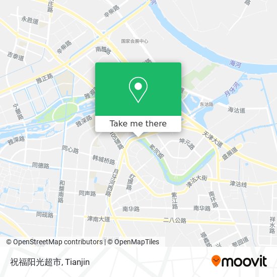 祝福阳光超市 map