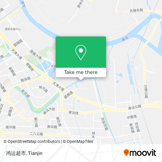 鸿运超市 map