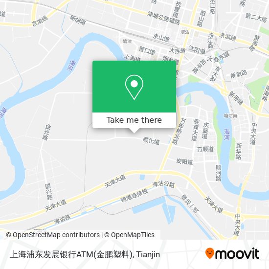 上海浦东发展银行ATM(金鹏塑料) map