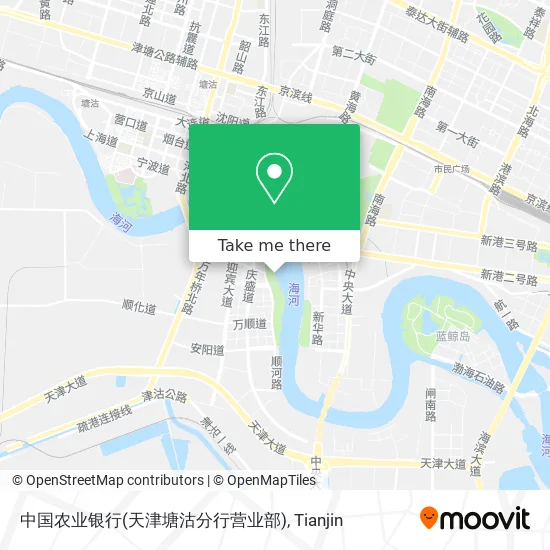 中国农业银行(天津塘沽分行营业部) map