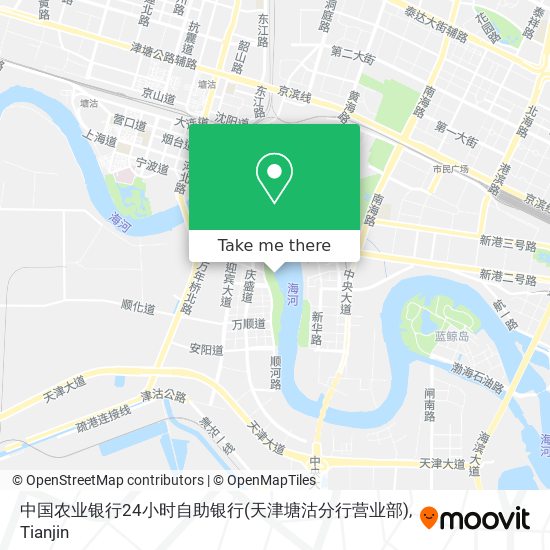 中国农业银行24小时自助银行(天津塘沽分行营业部) map