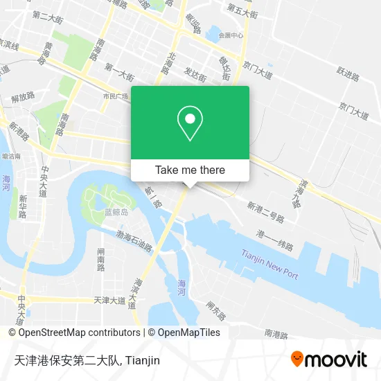 天津港保安第二大队 map