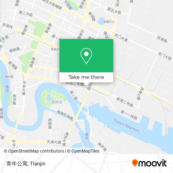 青年公寓 map