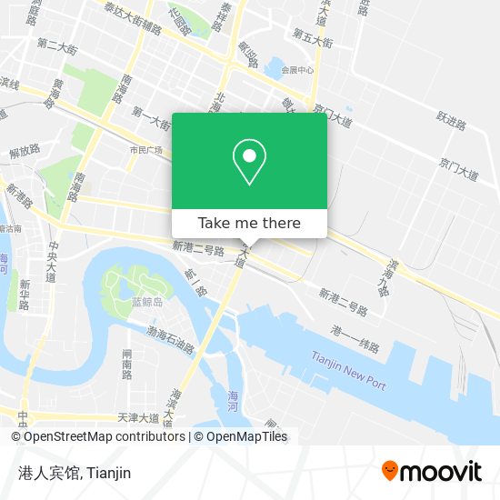 港人宾馆 map
