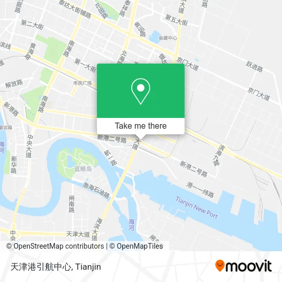 天津港引航中心 map
