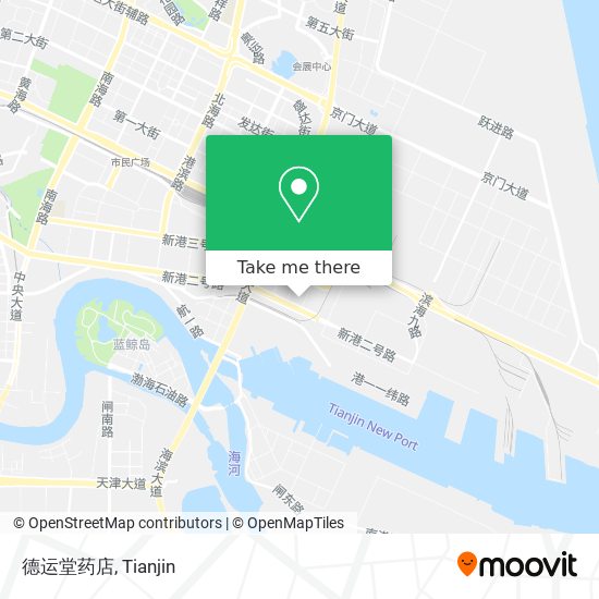 德运堂药店 map