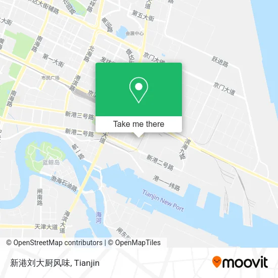新港刘大厨风味 map