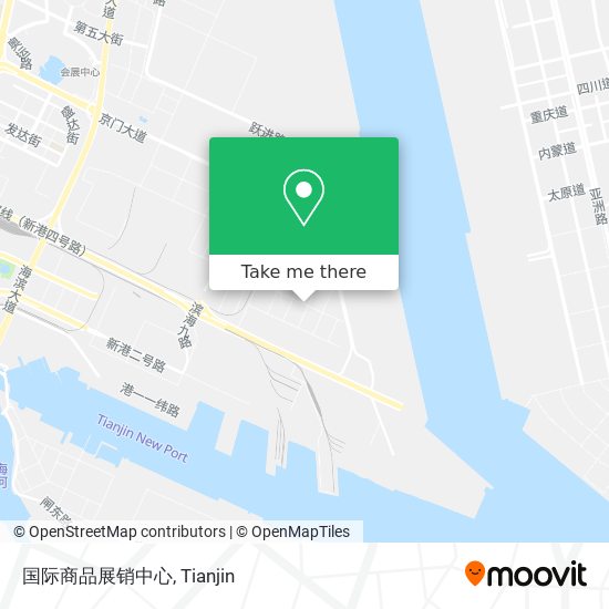 国际商品展销中心 map