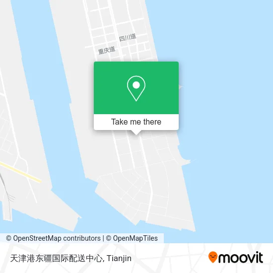 天津港东疆国际配送中心 map