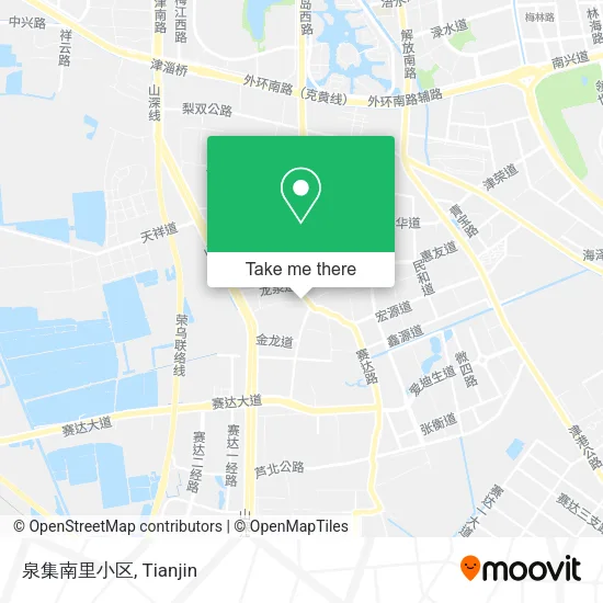 泉集南里小区 map