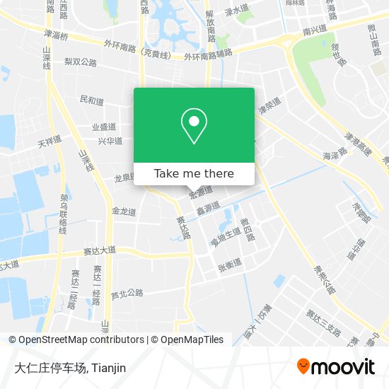 大仁庄停车场 map
