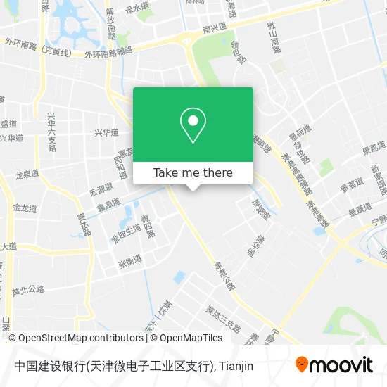 中国建设银行(天津微电子工业区支行) map