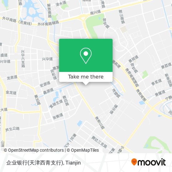 企业银行(天津西青支行) map