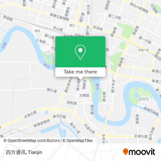 四方通讯 map