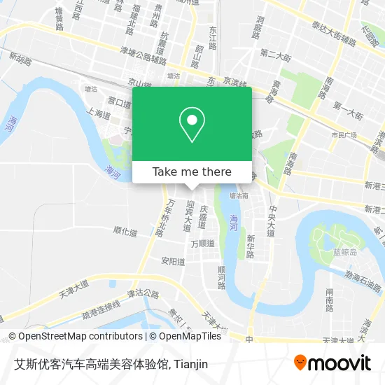 艾斯优客汽车高端美容体验馆 map