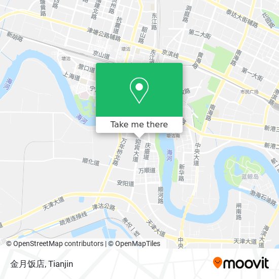 金月饭店 map