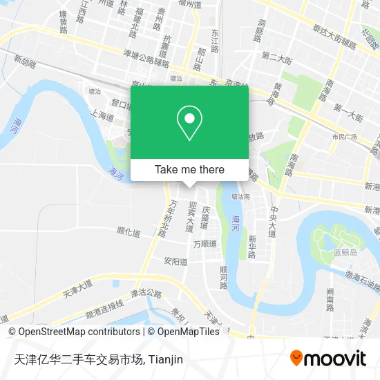 天津亿华二手车交易市场 map