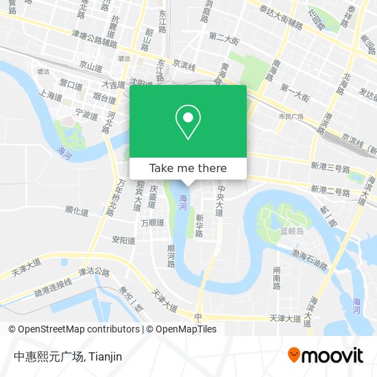 中惠熙元广场 map