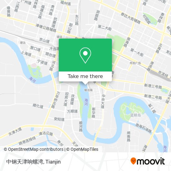 中钢天津响螺湾 map