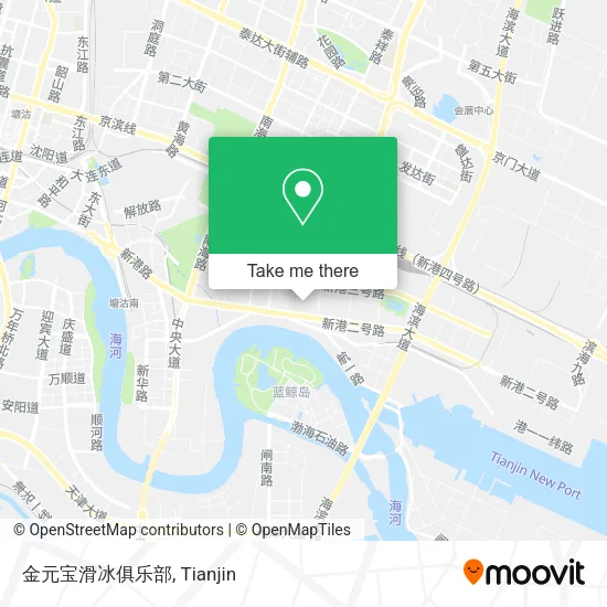 金元宝滑冰俱乐部 map