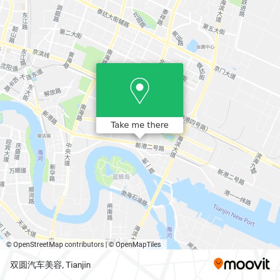 双圆汽车美容 map