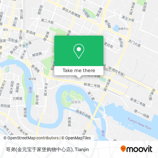 哥弟(金元宝于家堡购物中心店) map