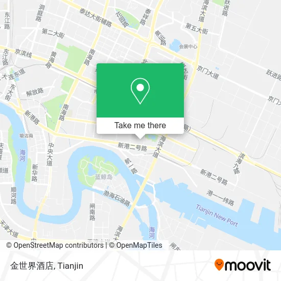 金世界酒店 map