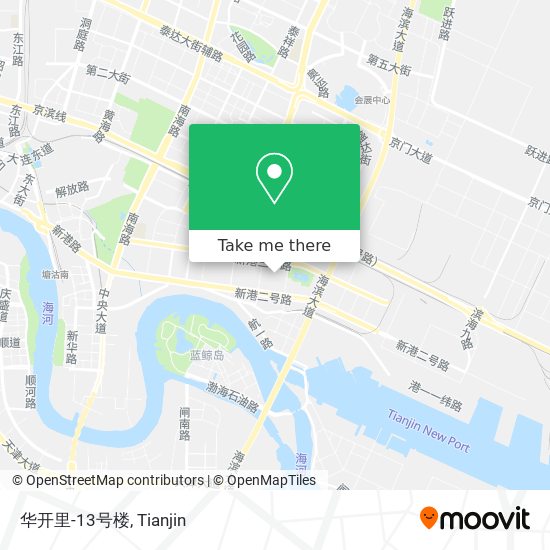 华开里-13号楼 map