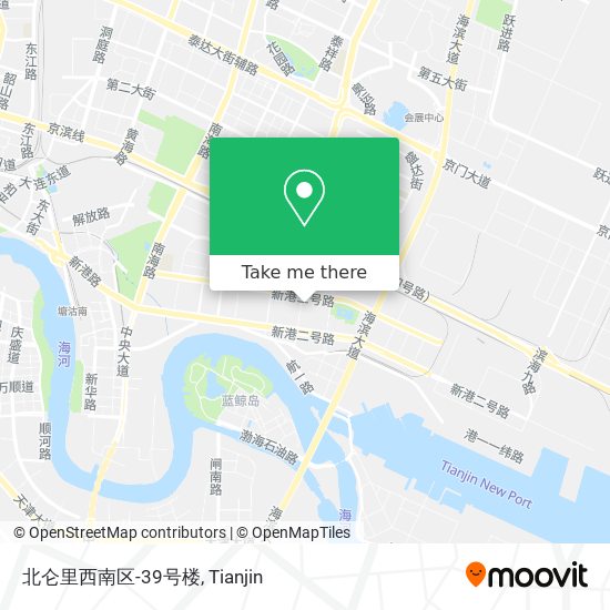 北仑里西南区-39号楼 map