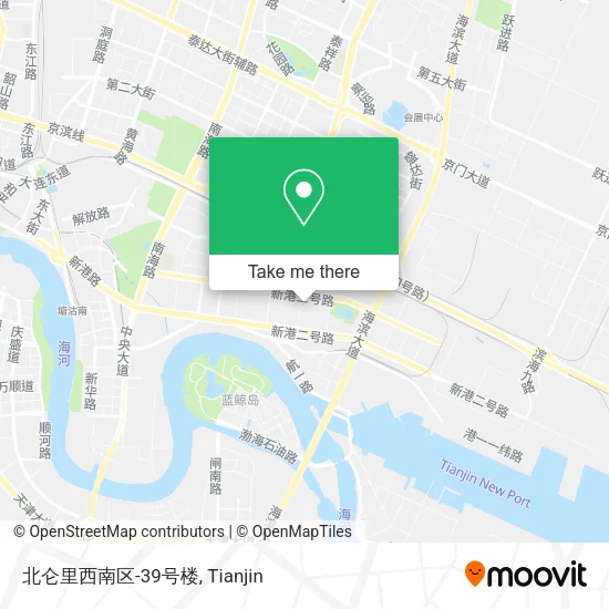 北仑里西南区-39号楼 map
