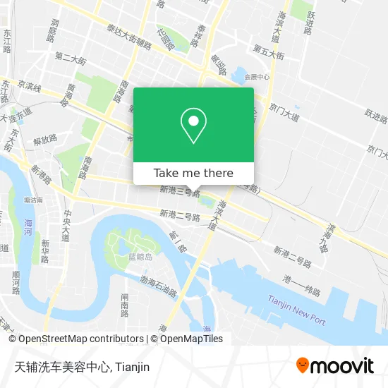 天辅洗车美容中心 map