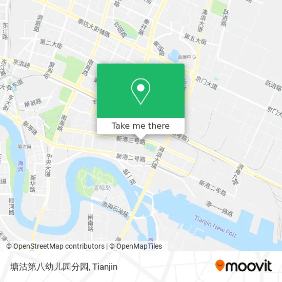 塘沽第八幼儿园分园 map