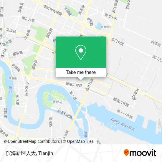 滨海新区人大 map