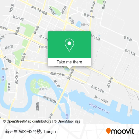 新开里东区-42号楼 map