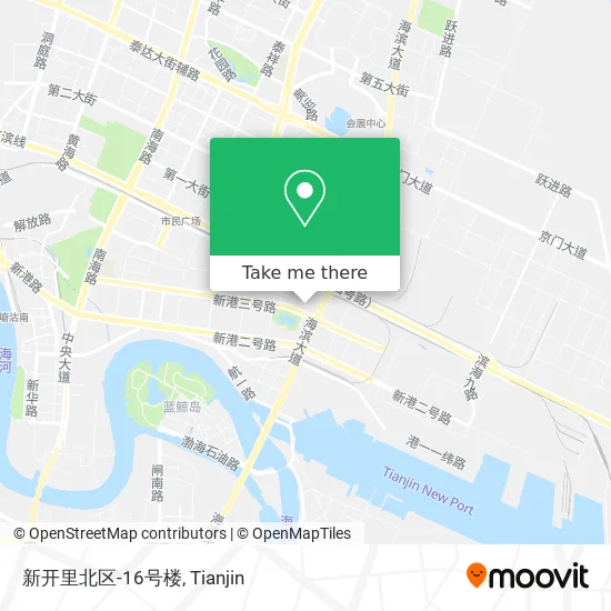 新开里北区-16号楼 map