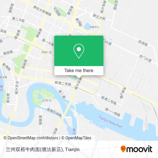 兰州双裕牛肉面(塘沽新店) map